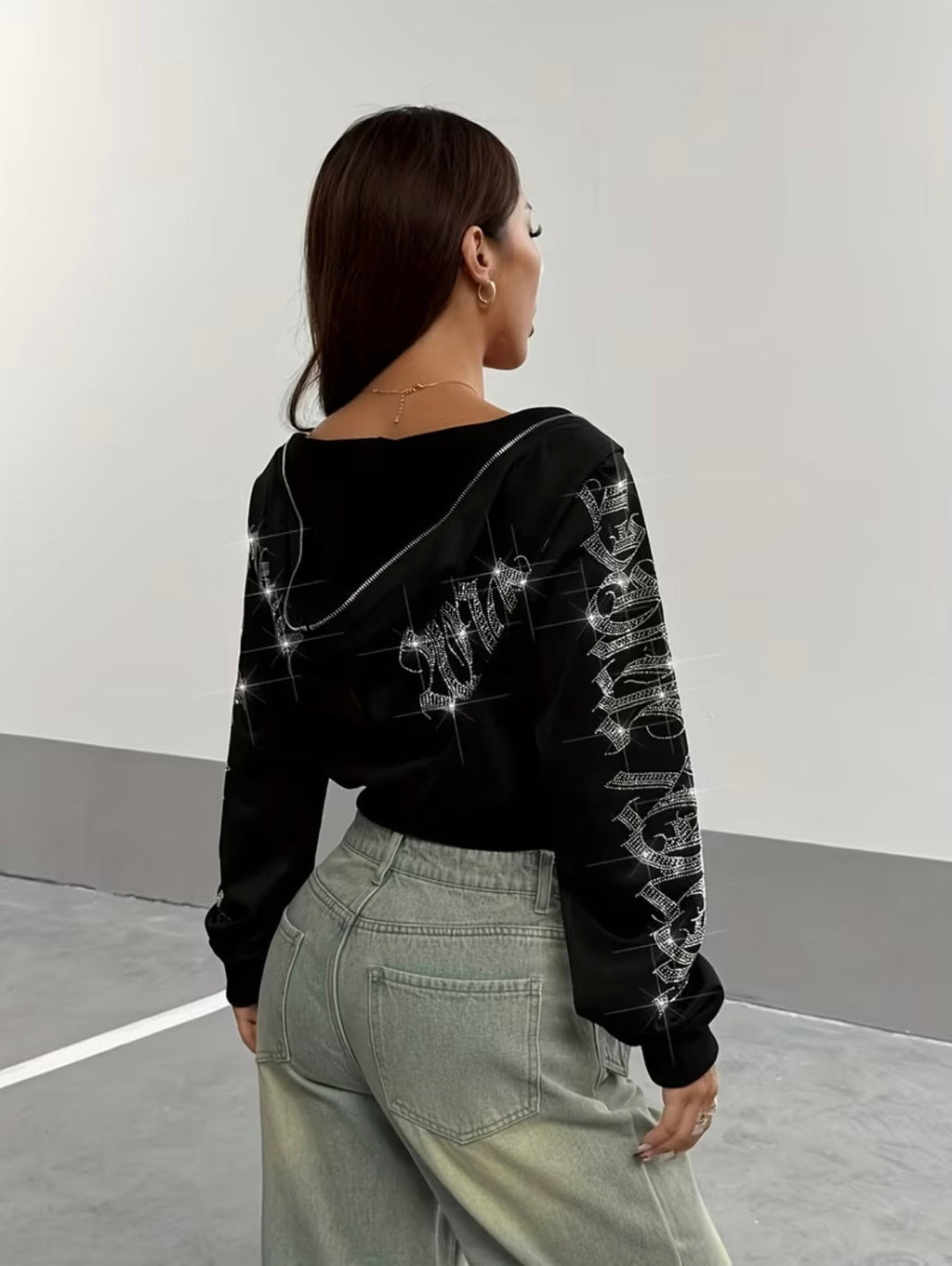 Campera Shine | Negro Nubena