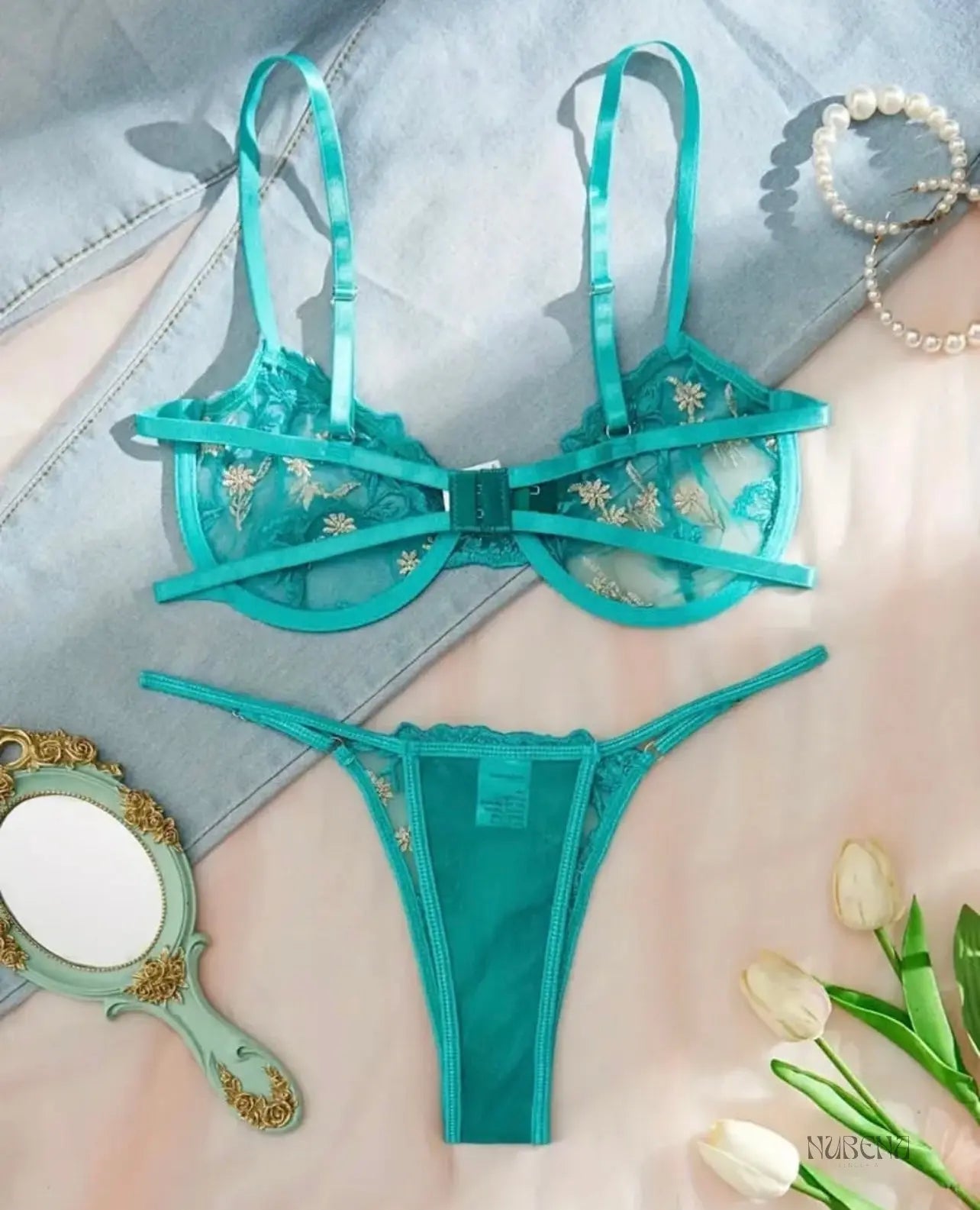 Conjunto Turchese - Nubena
