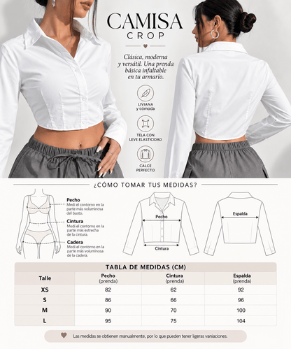Camisa Corta Tyfane - Nubena