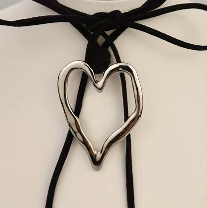 Collar Chocker Con Dije Corazón - Nubena