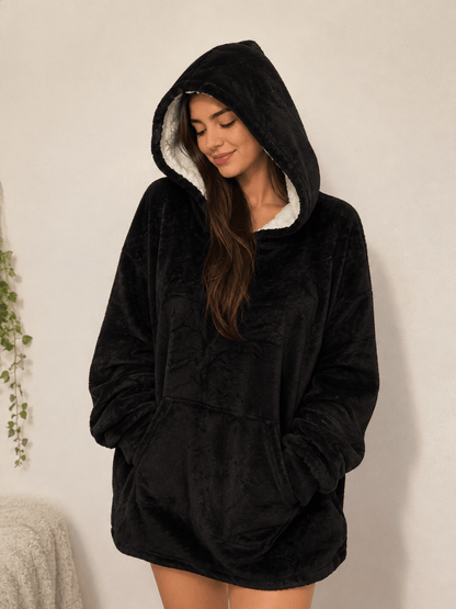 Poncho Pijama Black - Nubena